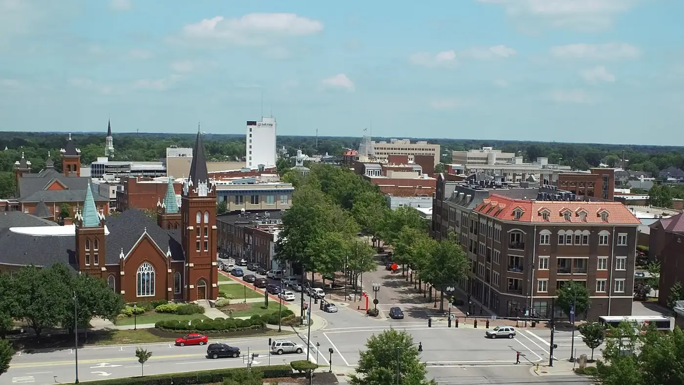 Fayetteville, NC Downtown Skyline — Fayetteville