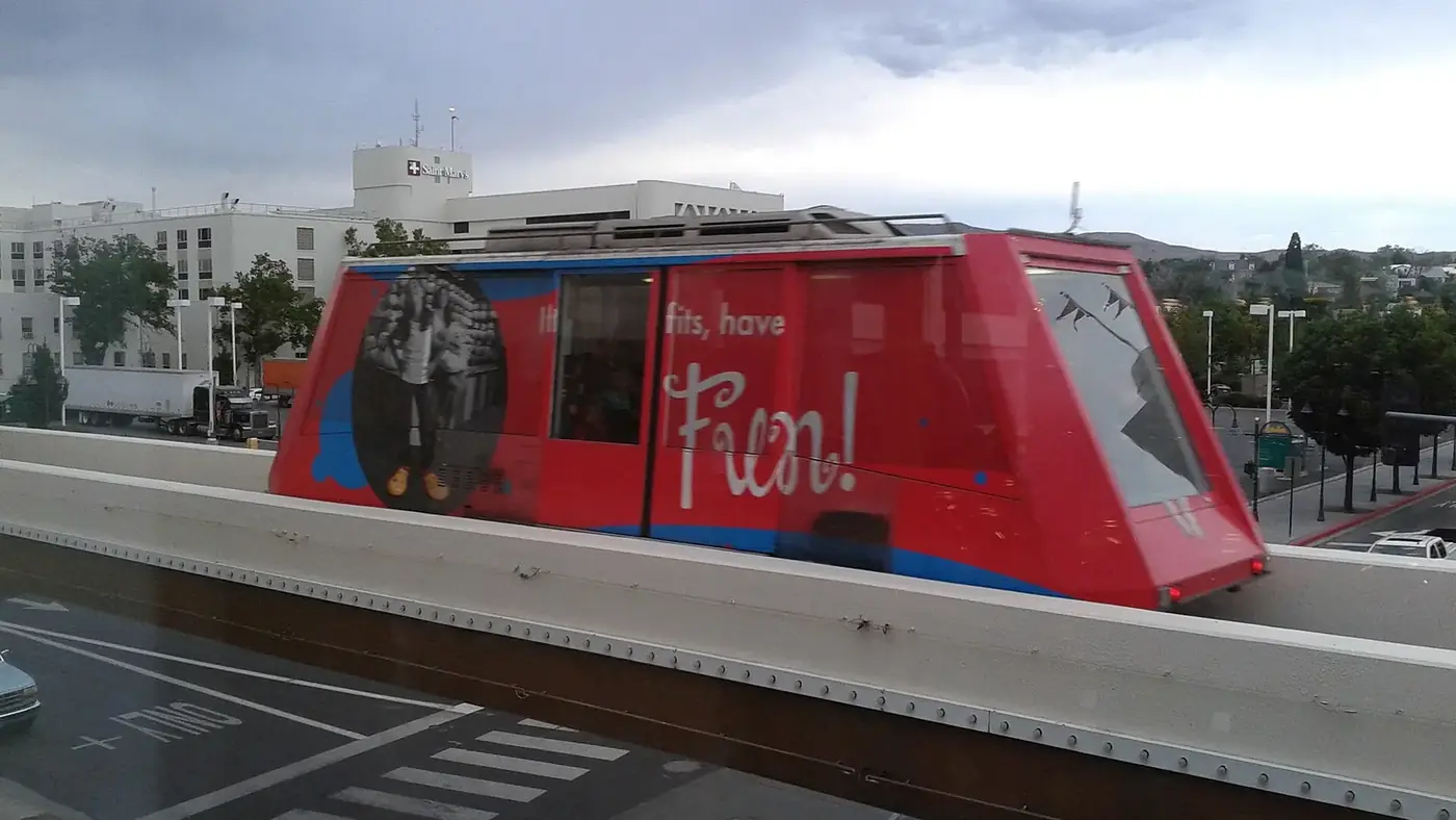 Circus Circus Reno tram (people mover) — Reno