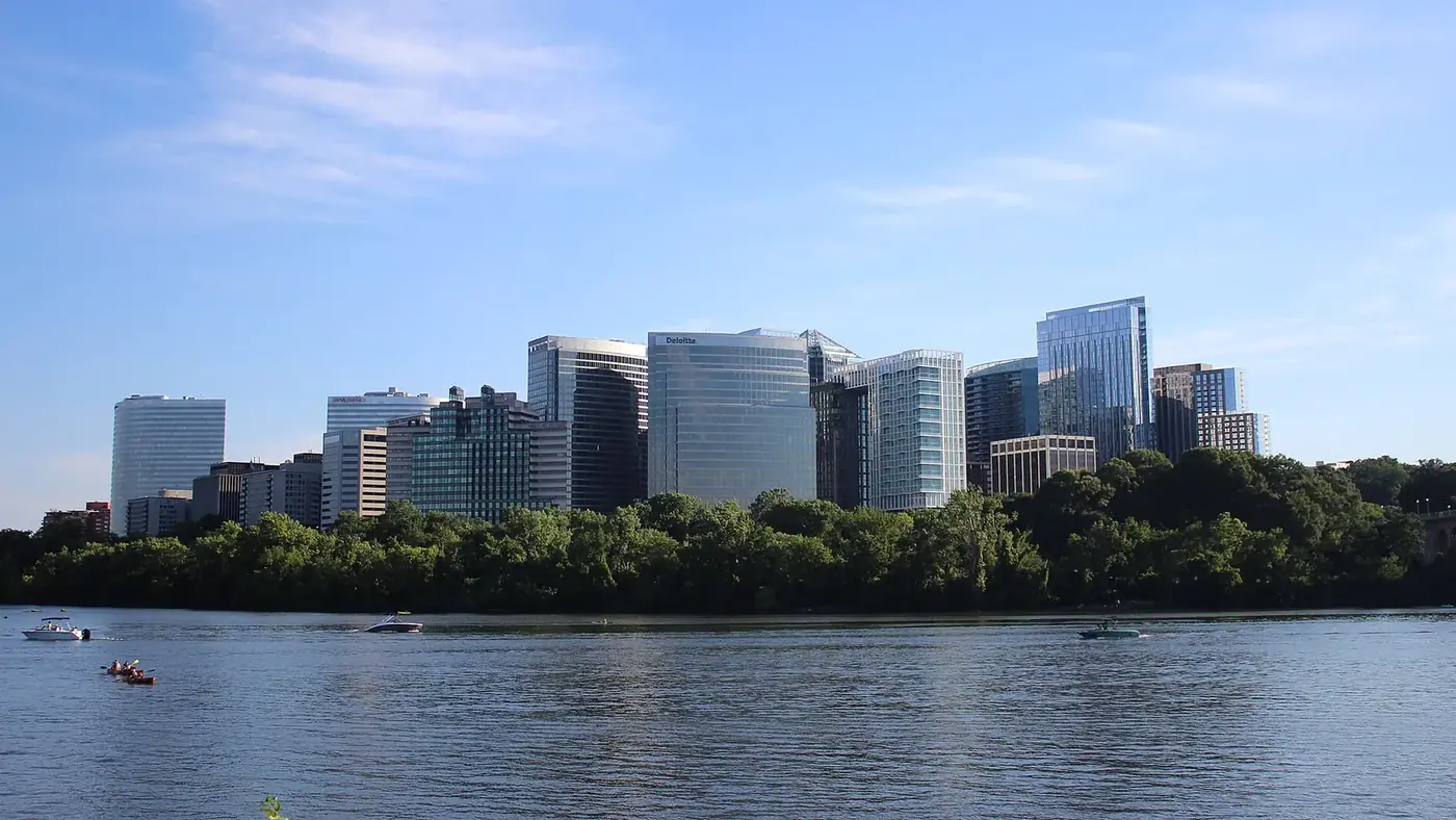 Rosslyn from Georgetown 1 — Arlington
