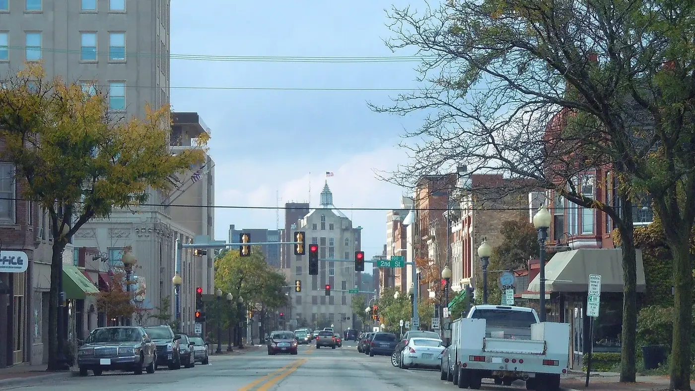 East State Street in downtown Rockford — Rockford