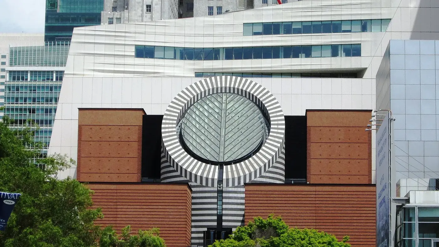 2017 SFMOMA from Yerba Buena Gardens — San Francisco