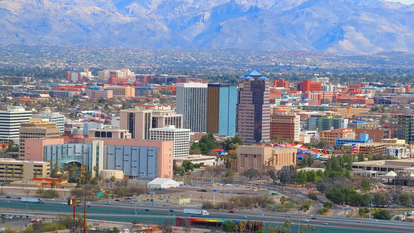 View of Tucson from Sentinel Peak 2 — Tucson