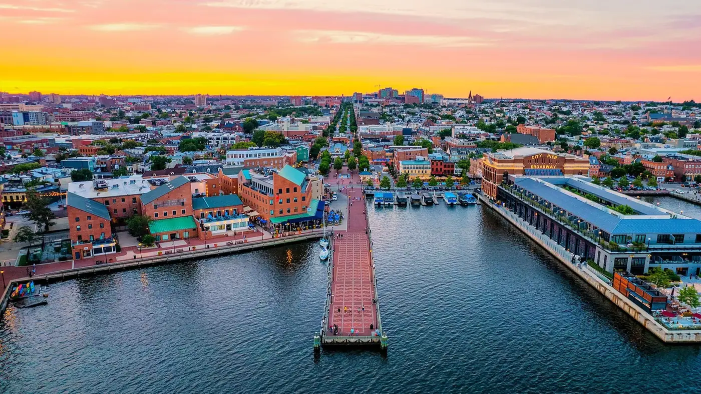 Fell's Point Aerial 2022 — Baltimore